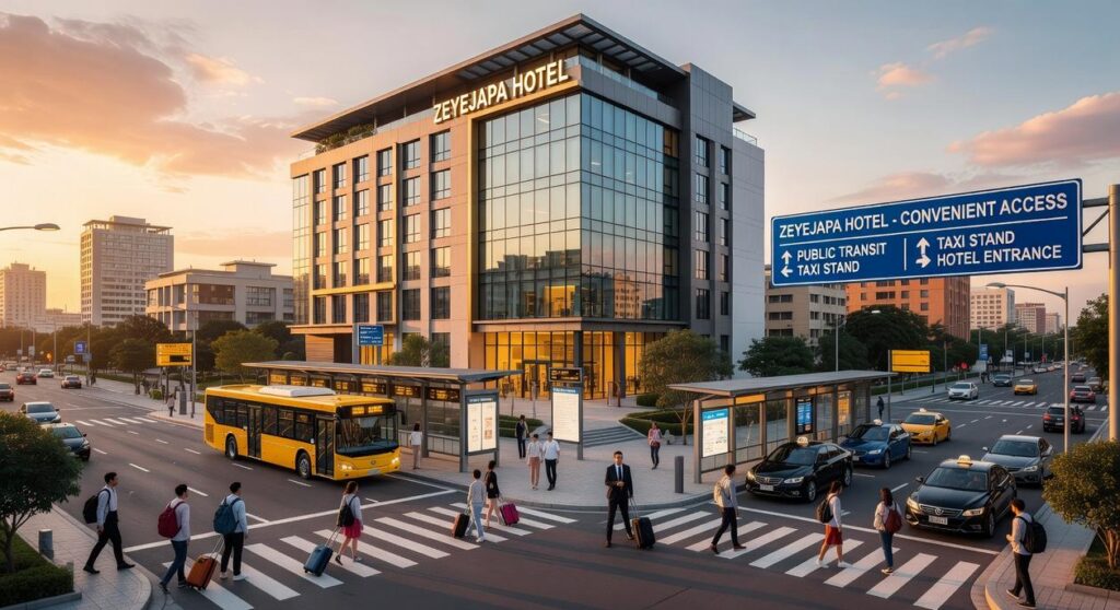 is zeyejapa hotel convenient to go to